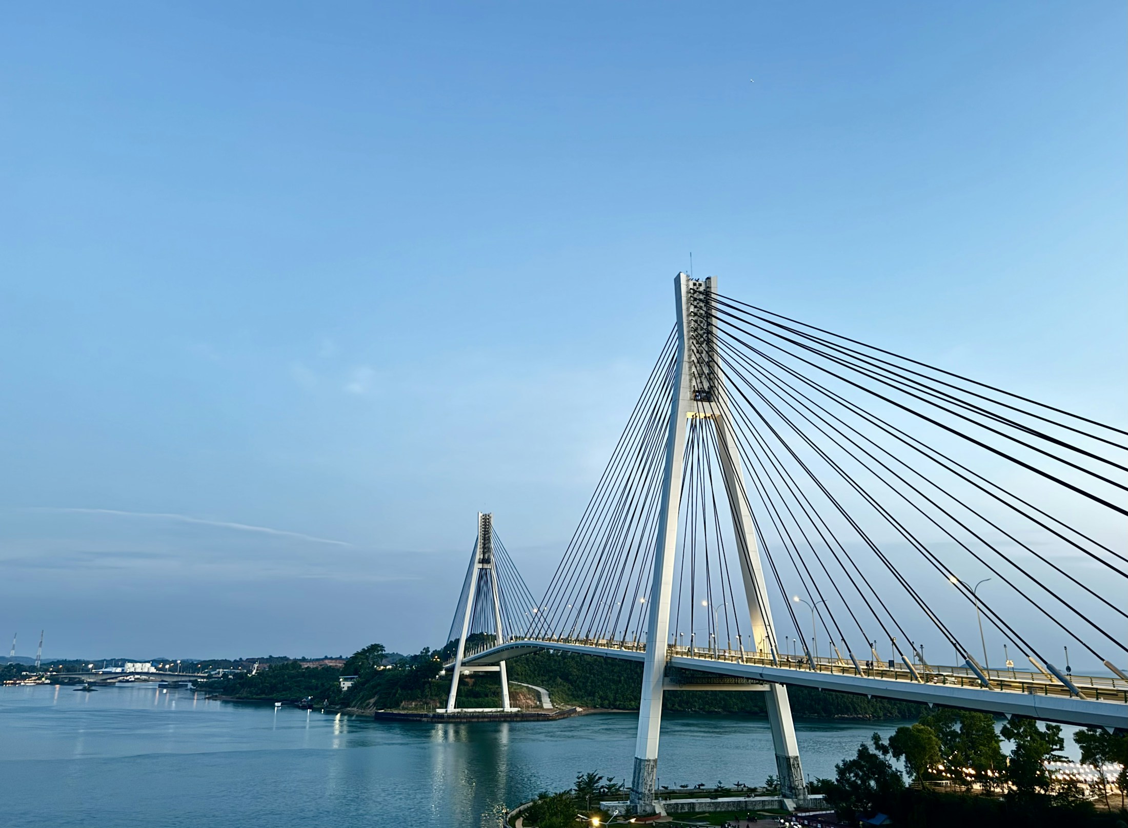 Barelang Bridge connecting the islands of Batam, Indonesia